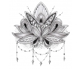  Religieus/Spiritueel tattoo voorbeeld Lotus India